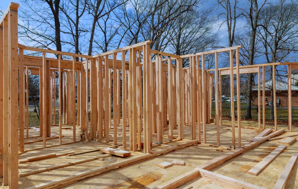 Framing a new build home in Hixson TN